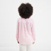 Chemise manches ajustables 1 poche coton blanc femme