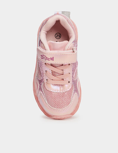 Baskets running lumineuses Stitch rose fille
