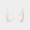 Soutien-gorge emboîtant en dentelle blanc femme grande taille