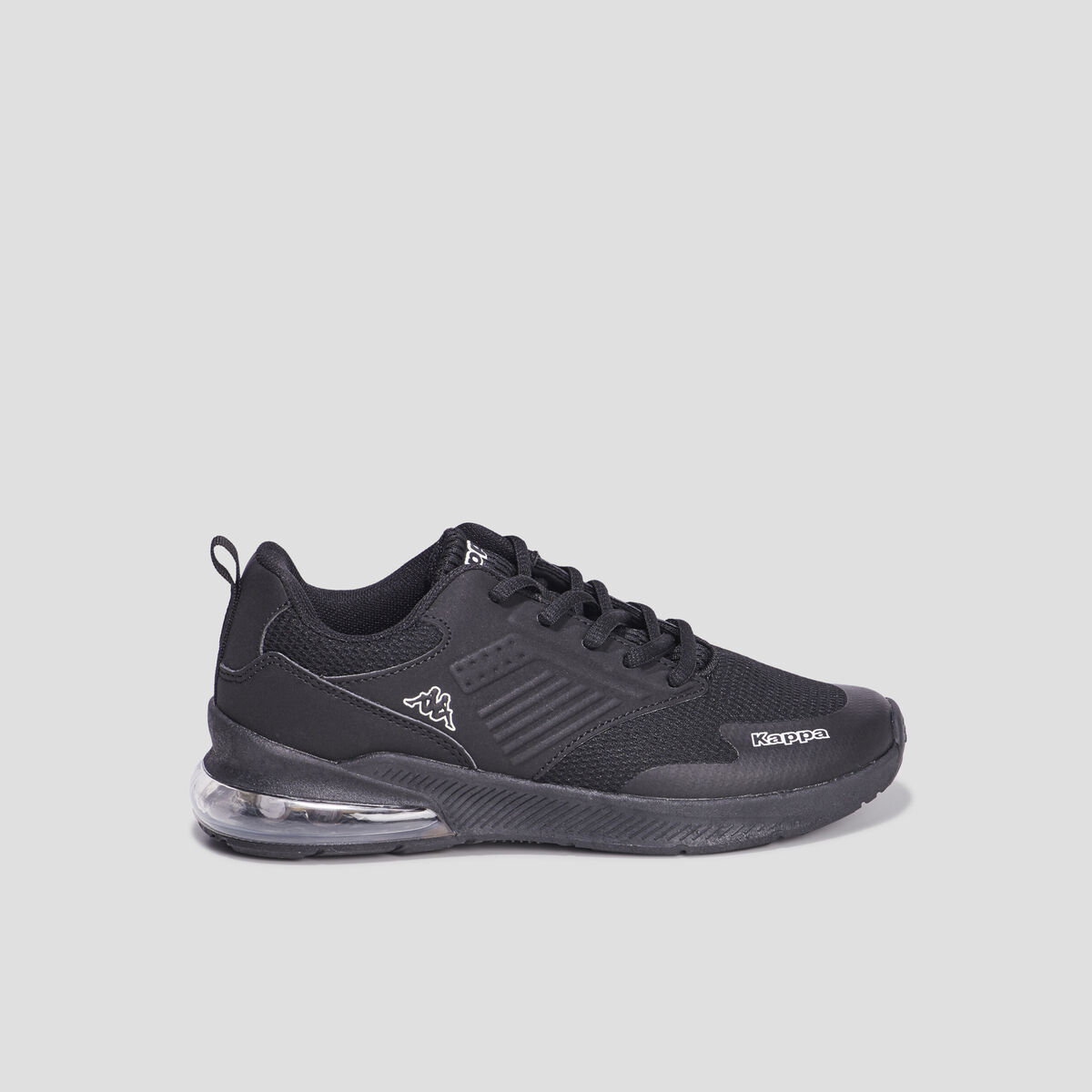 Baskets running à lacets Kappa Myagi noir garçon