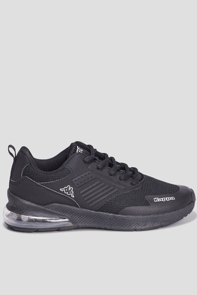Baskets running à lacets Kappa Myagi noir garçon