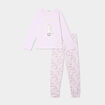 Ensemble pyjama pantalon coton mauve fille