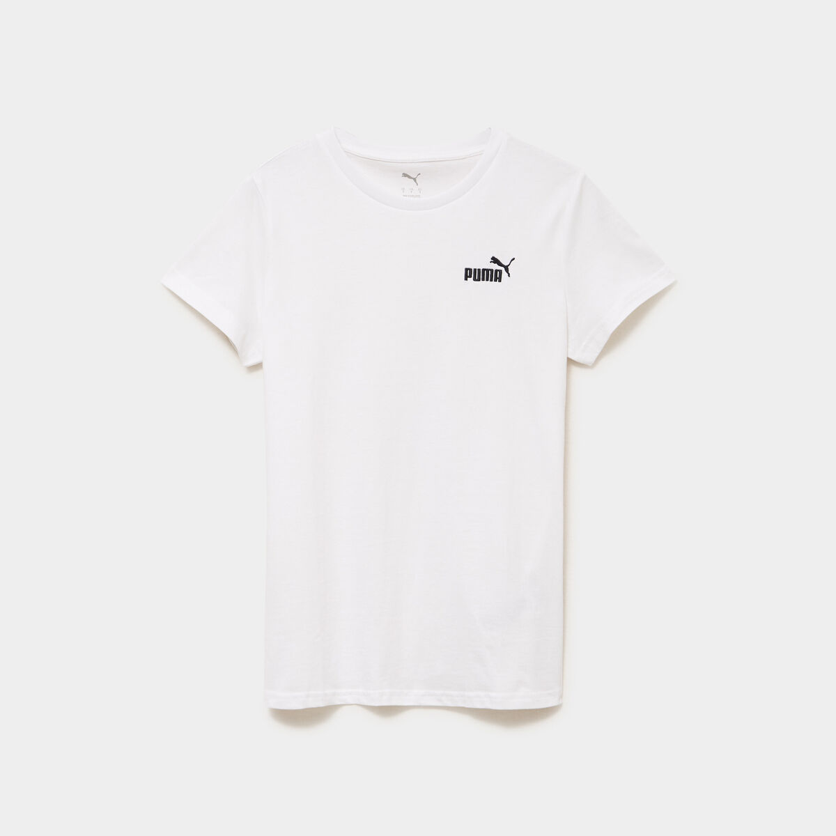 T-shirt manches courtes coton Puma blanc femme