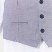 Ensemble 2 pièces chemise et veston blanc garçon