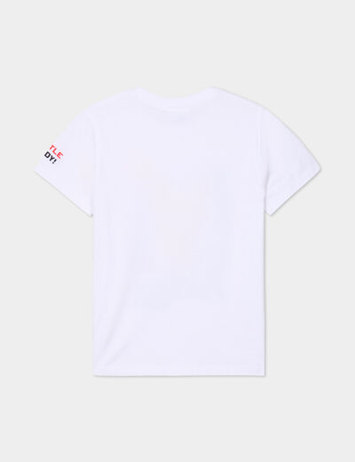 T-shirt manches courtes Pokémon Pikachu blanc garçon
