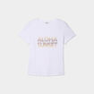 T-shirt manches courtes coton blanc femme