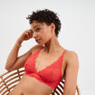 Soutien-gorge foulard dentelle rouge femme