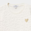 Ensemble pyjama t-shirt pantalon masque blanc fille