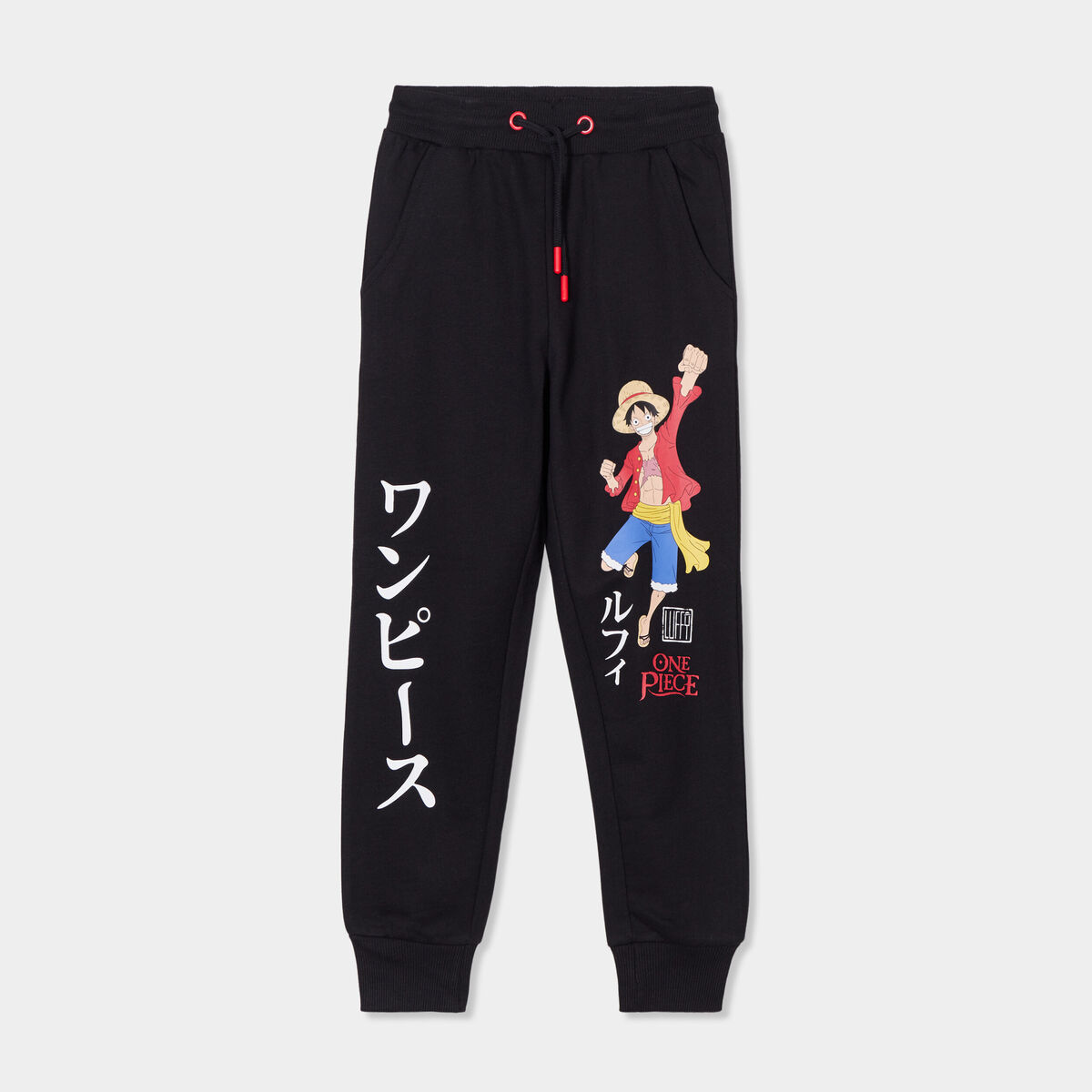 Pantalon de jogging One Piece Luffy noir garçon