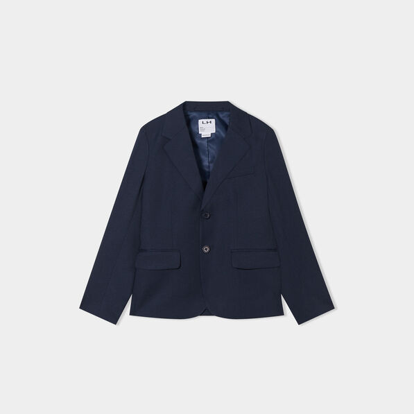 veste blazer droite boutonnee bleu marine garcon Veste blazer droite boutonnée bleu marine garçon