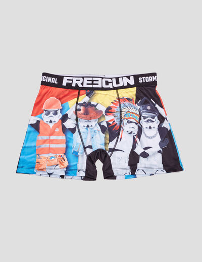 Boxer Freegun Stormtrooper noir homme
