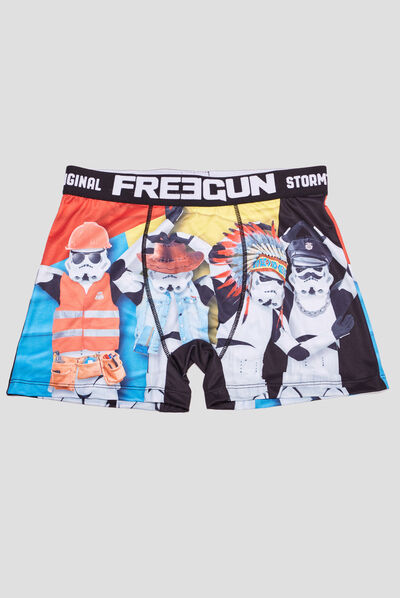 Boxer Freegun Stormtrooper noir homme