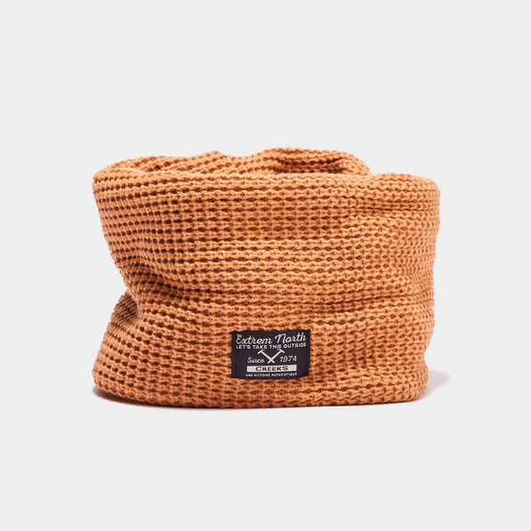 snood double camel homme Snood doublé camel homme