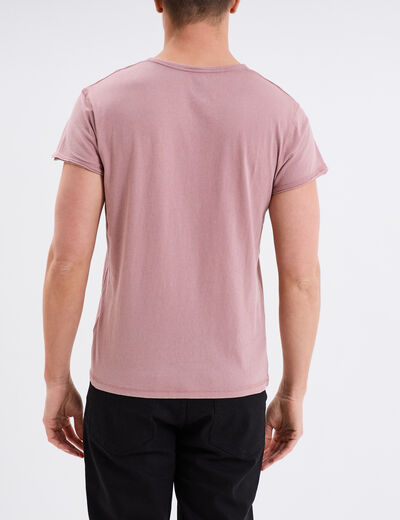 T-shirt col tunisien manches courtes parme homme