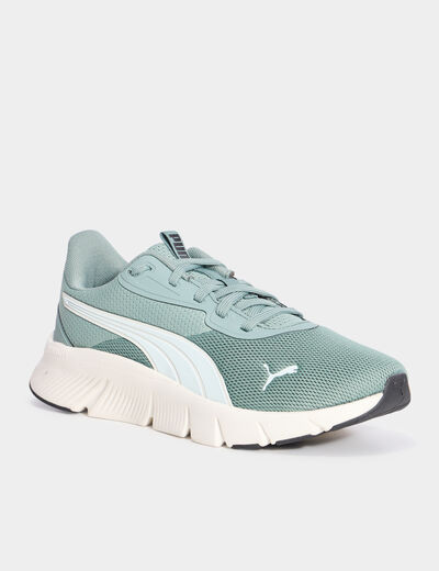 Baskets running Puma Flexi Moderne vert femme
