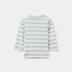 T-shirt manches longues coton vert pastel bébé garçon