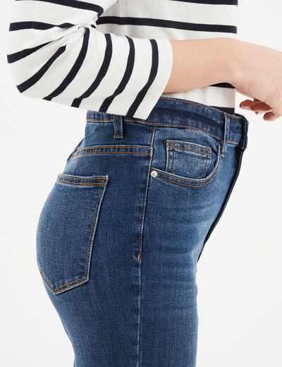 Jeans skinny taille haute denim stone femme