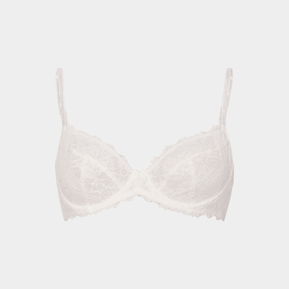 Soutien-gorge emboîtant dentelle blanc femme