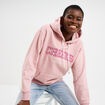 Sweat &agrave; capuche hoodie ecru femme
