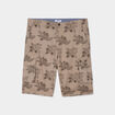 Bermuda cargo coton taupe homme