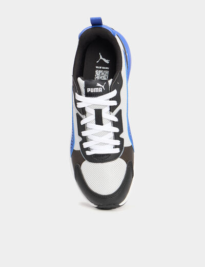 Baskets running à lacets Puma bleu roi garçon