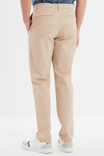Pantalon chino sable homme