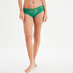 Shorty en dentelle vert menthe femme