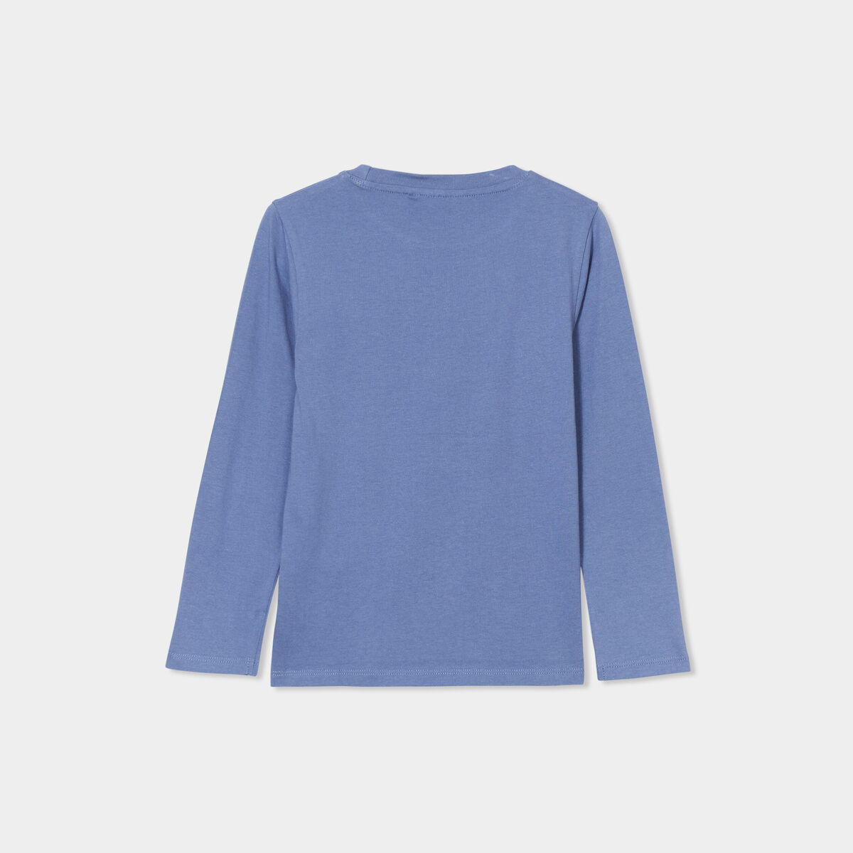 T-shirt à manches longues coton Mario bleu garçon