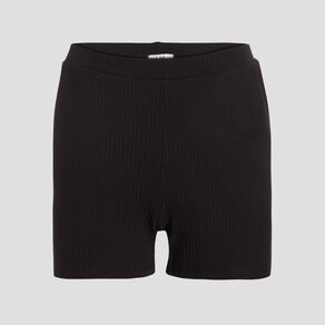 bas de pyjama short cotele noir femme Bas de pyjama short côtelé noir femme