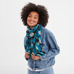 Foulard bleu canard femme