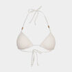 Haut de maillot triangle coordonnable ivoire femme