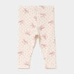 Legging coton majoritaire creme b&eacute;b&eacute; fille