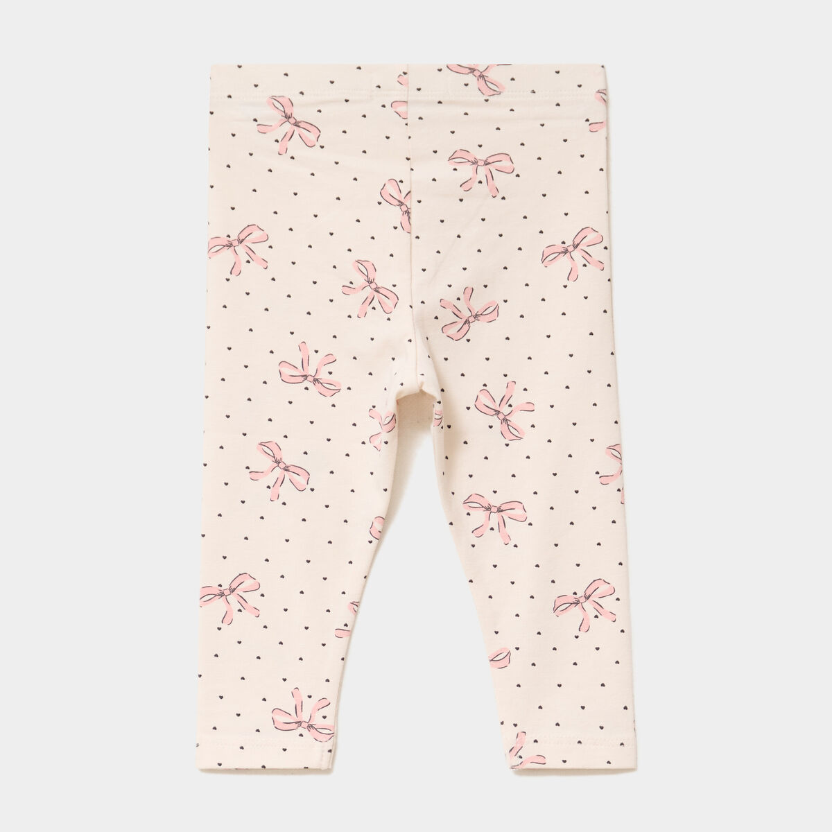 Legging coton majoritaire creme b&eacute;b&eacute; fille