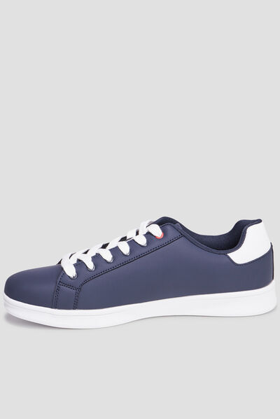 Tennis basses à lacets Creeks Tanix bleu marine homme