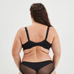 Soutien-gorge embo&icirc;tant en dentelle noir femme grande taille