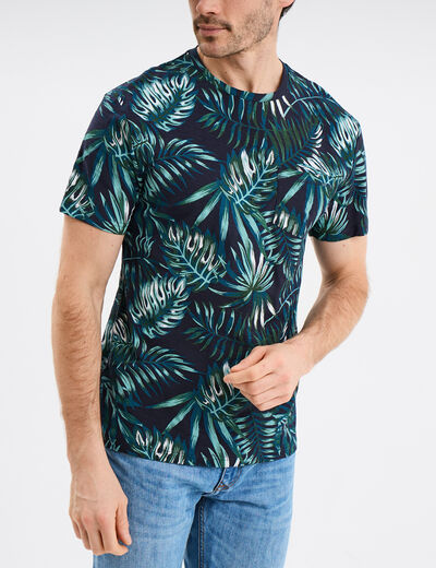 T-shirt manches courtes Creeks bleu foncé homme