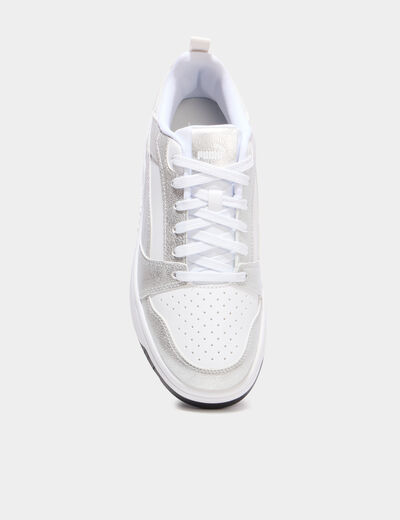 Tennis Rebound V6 Puma gris argent femme