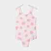 Maillot de bain une pièce rose clair bébé fille