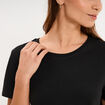 Ensemble pyjama short t-shirt coton noir femme