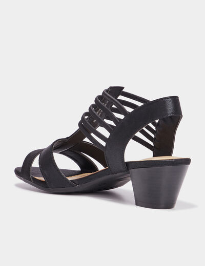 Sandales à talons Confortissimo noir femme