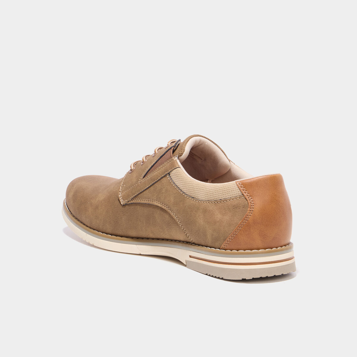 Derbies &agrave; lacets sable homme