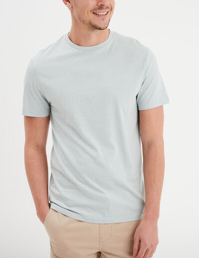 T-shirt col rond manches courtes Creeks gris homme