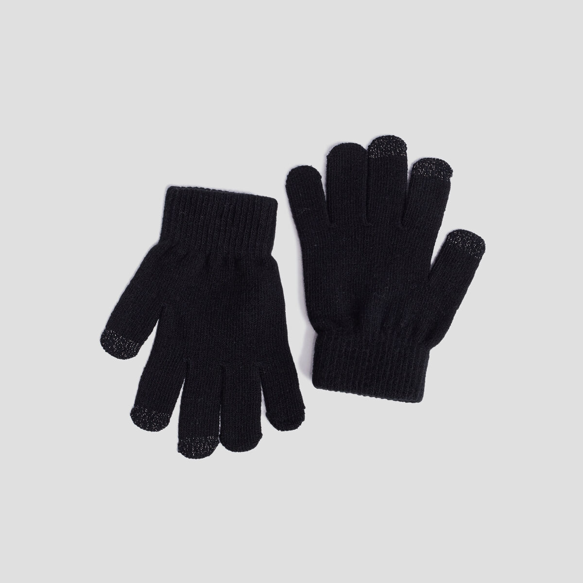 Gants tactiles noir femme