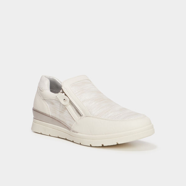 Baskets running Confortissimo gris argent femme