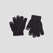 Gants avec bouts tactile noir garçon