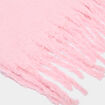&Eacute;charpe &agrave; franges rose fille