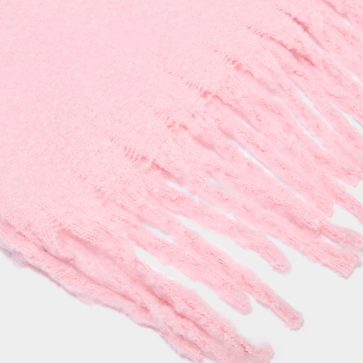 &Eacute;charpe &agrave; franges rose fille