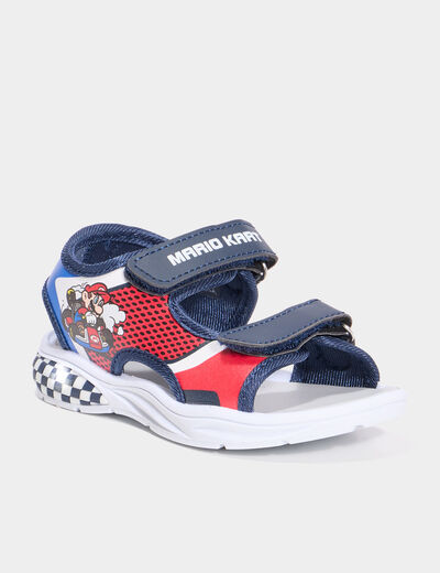 Sandales semelles lumineuses Mario Kart multicolore garçon