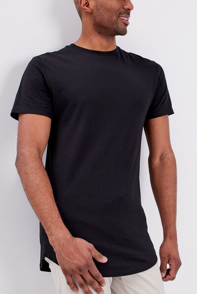 T-shirt manches courtes noir homme
