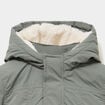 Parka &agrave; capuche doubl&eacute;e imperm&eacute;able vert kaki b&eacute;b&eacute; gar&ccedil;on